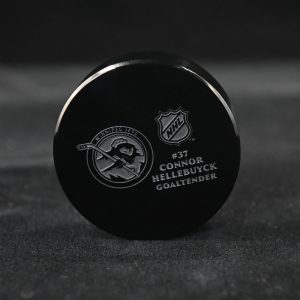 Black Hockey Puck