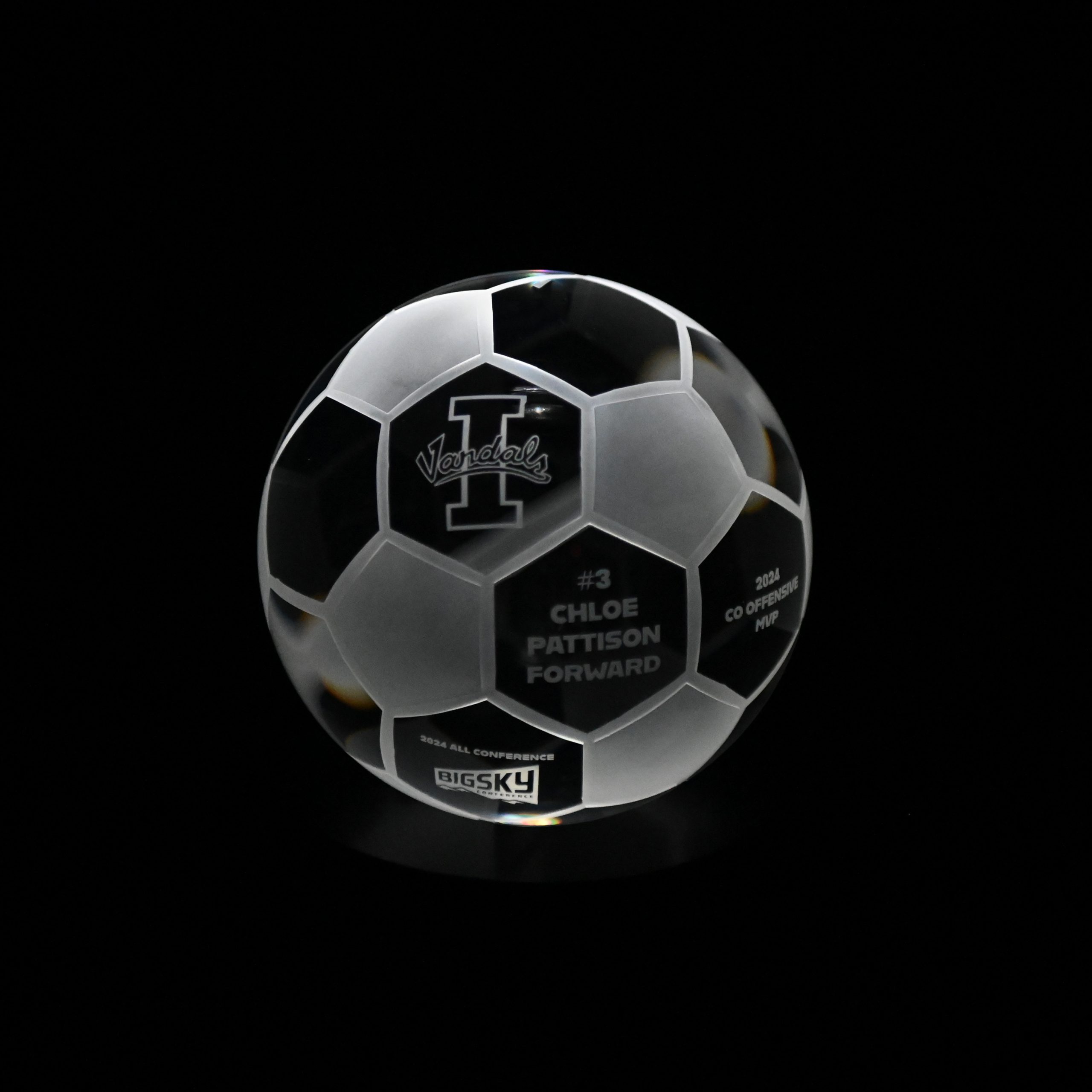 volleyball frosted design